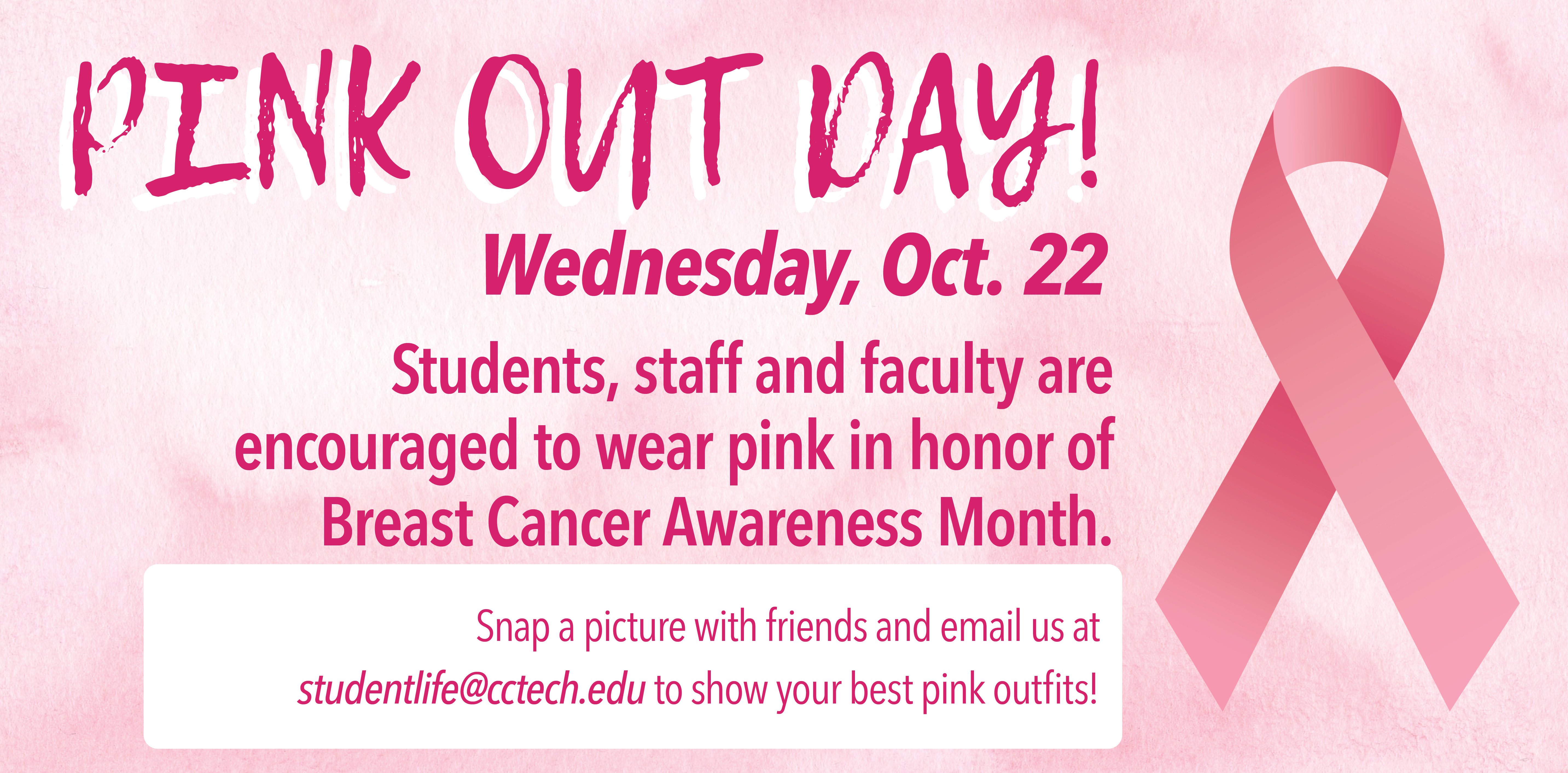 Event details with pink background.