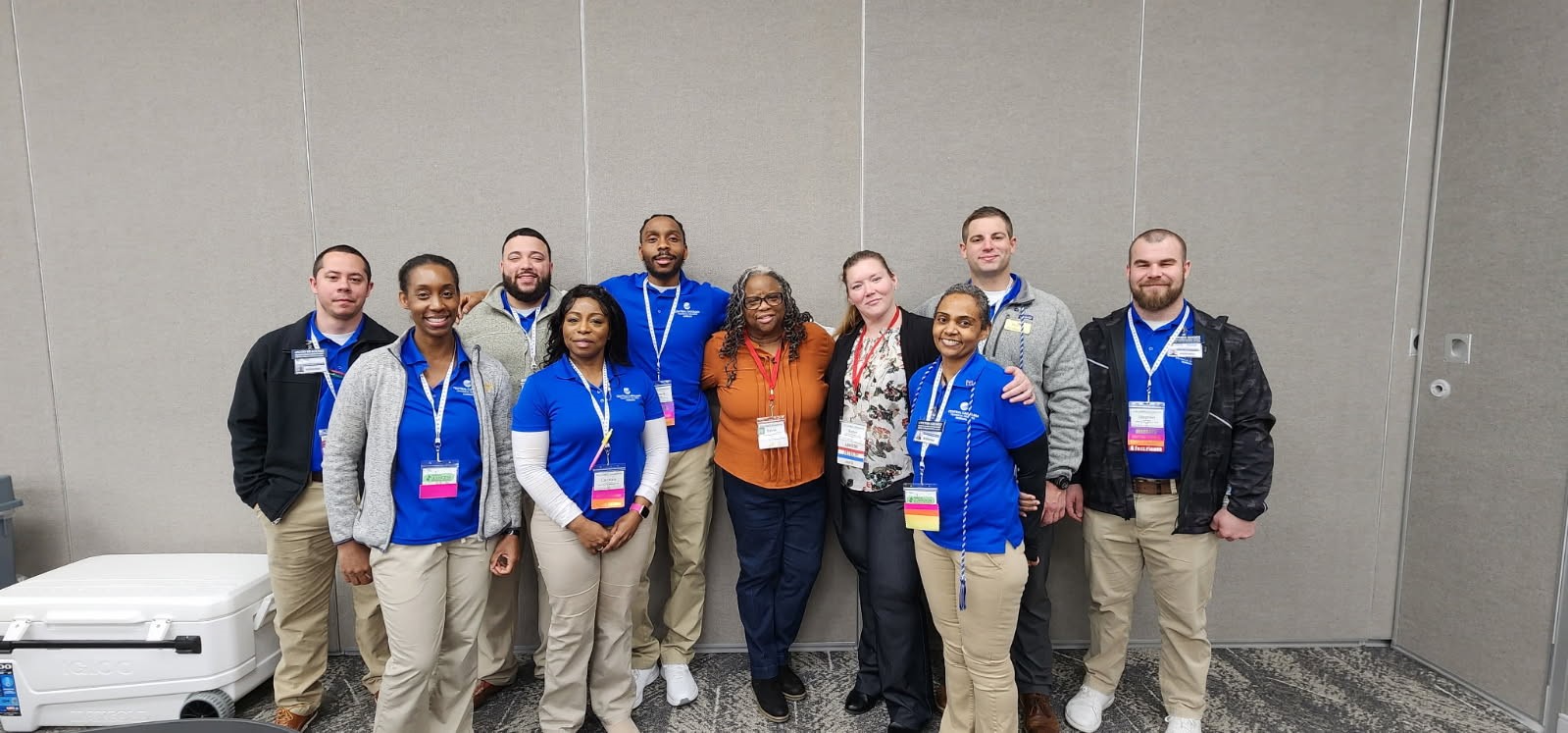 Members of the CCTC Student Nurses' Association gathered for a group photo at a State Conference.